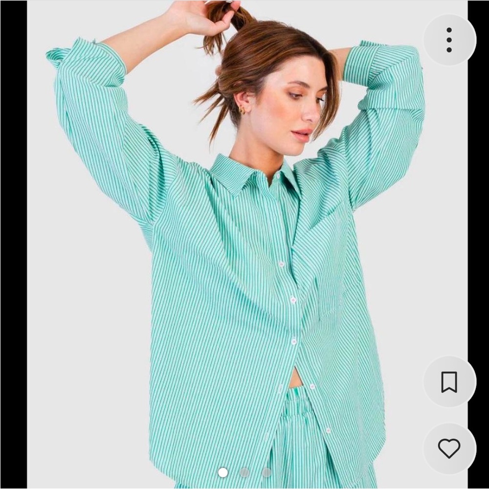 Limited edition KOCH the Beverly Set Green Striped